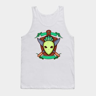 Radish and Knife Coat of Arms Tank Top